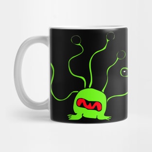 Alien creatures with five eyes Mug